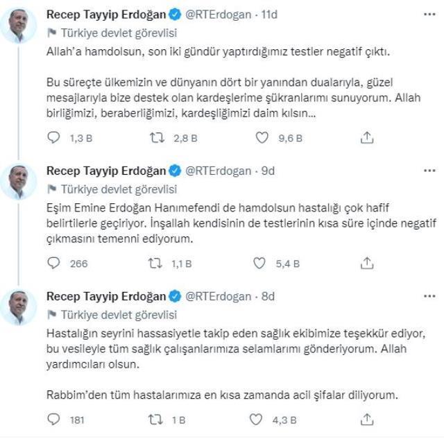 Son Dakika! Cumhurbaşkanı Erdoğan'dan eşi Emine Erdoğan'ın sağlık durumuna ilişkin açıklama: Henüz hastalığı atlatamadı