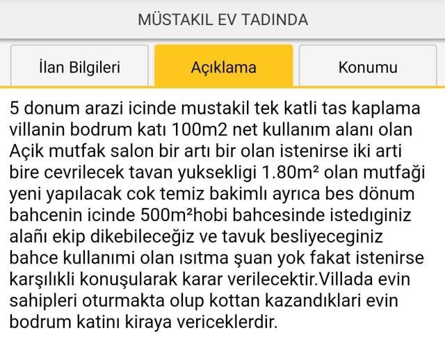 Villanın bodrum katı için 3.500 TL istenen kiralık ilanı olay oldu! Sığınak yorumu yapıldı