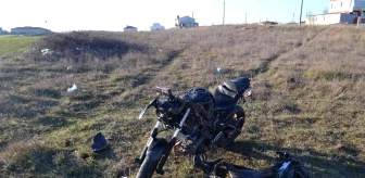 Alkollü sürücünün kullandığı motosiklet takla attı, hurdaya döndü: 2 yaralı