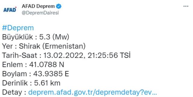 Ermenistan 5,3 büyüklüğünde deprem oldu! Sarsıntı Türkiye'den de hissedildi