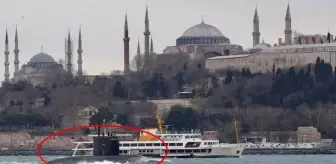 Rus donanmasına ait saldırı tipi denizaltı İstanbul Boğazı'ndan geçerek Karadeniz'e açıldı