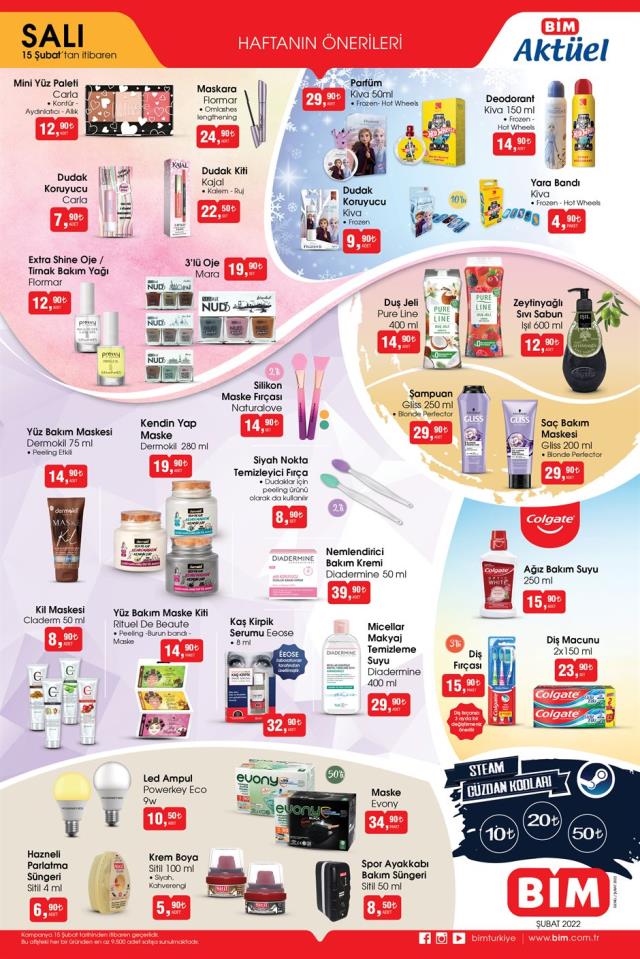 BİM aktüel ürünler kataloğu yayınlandı! 15 Şubat BİM bu hafta katalog ürünleri neler? BİM'e gelecek ürünler ve BİM fiyat listesi!