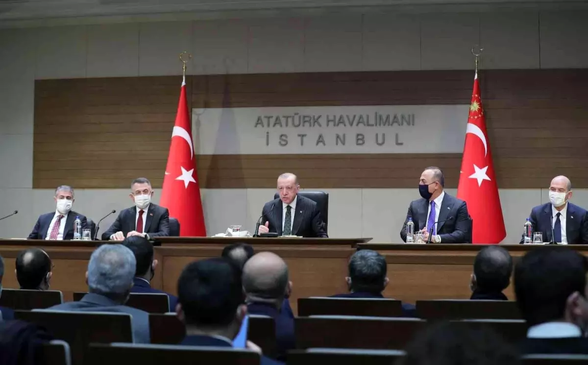 Son dakika haber: Cumhurbaşkanı Erdoğan: 'Bizim attığımız adımlara karşı ters adımlar atanlara karşı şiddetli cezai müeyyideler uygulayacağız'