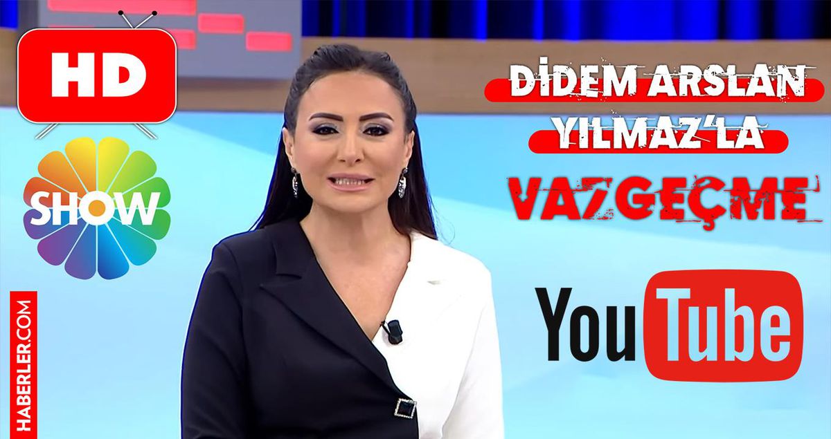Didem Arslan Yılmaz'la vazgeçme son bölüm izle! Show TV Didem Arslan Yılmaz'la 365. bölüm full HD izle! Yeni bölümde neler olacak?