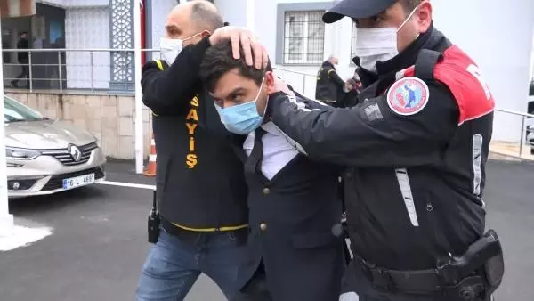 Eşofmanla yakalanan işkence şüphelisi adliyeye takım elbiseyle gitti