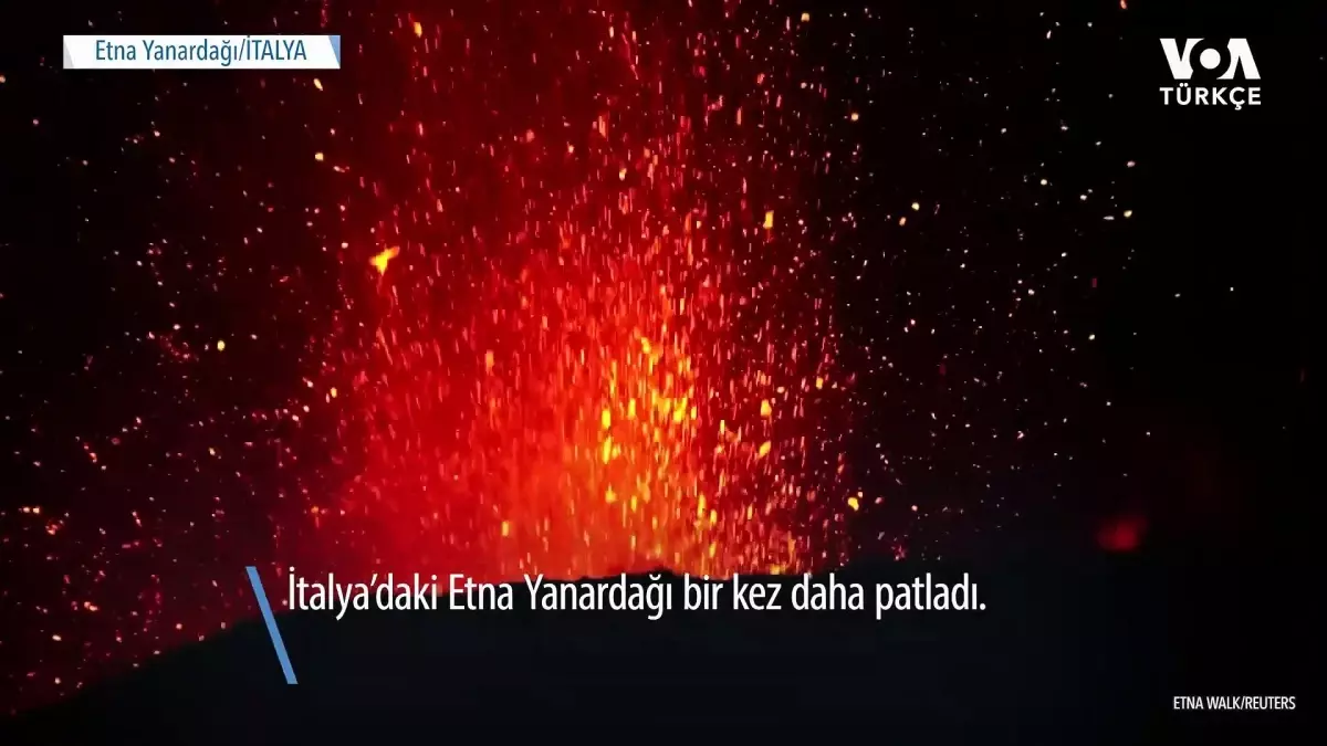 Etna'da Yeni Patlama