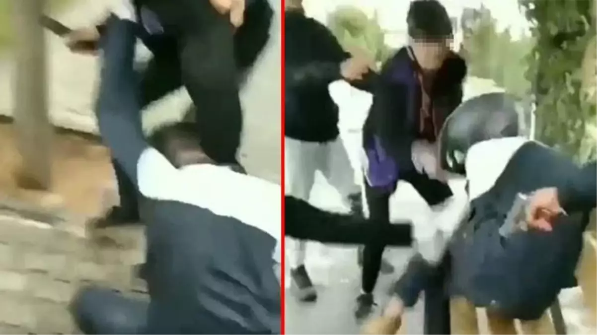 Vicdansızlıkları pes dedirtti! Aralarına aldıkları arkadaşlarına silah çekip, kaskla vurdular