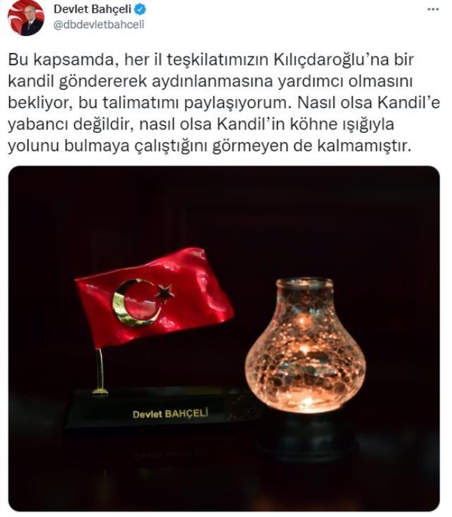 Bahçeli'den Kılıçdaroğlu'na: Elektrik faturasını ödemezse elektriği derhal kesilmelidir
