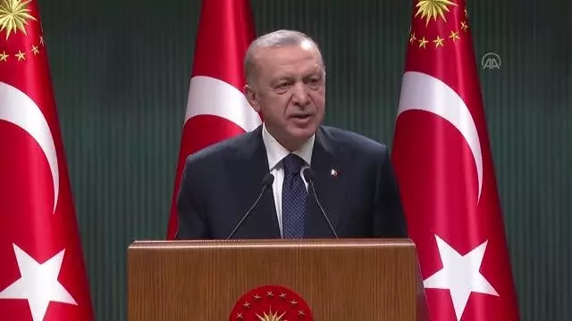 Cumhurbaşkanı Erdoğan, Kabine Toplantısı'nın ardından millete seslendi: (3)