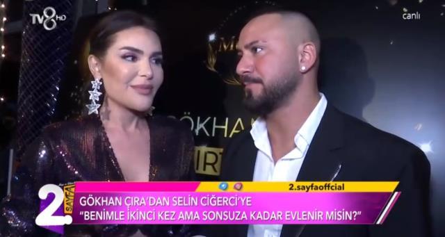 Gökhan Çıra, ikinci kez Selin Ciğerci'ye evlilik teklifi etti