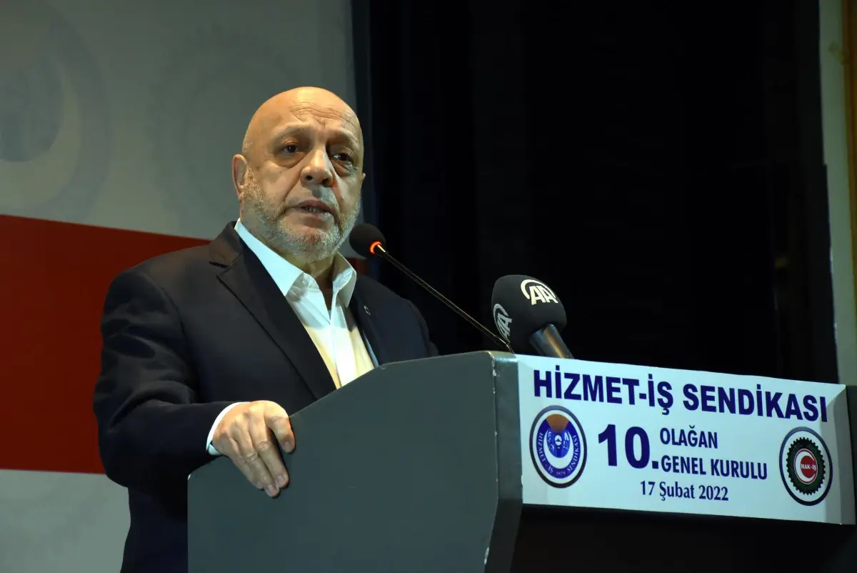 Hak-İş Genel Başkanı Mahmut Arslan, Bursa'da konuştu