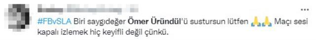 Yorumları maçın önüne geçti! Fenerbahçe taraftarından Acun Ilıcalı'ya Ömer Üründül çağrısı