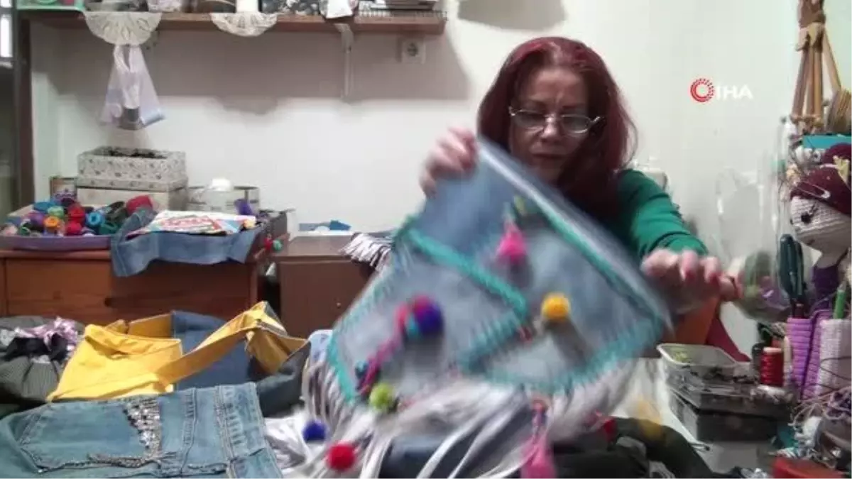 Tasarımları ile atık malzemeleri sanat eserine dönüştürüyor