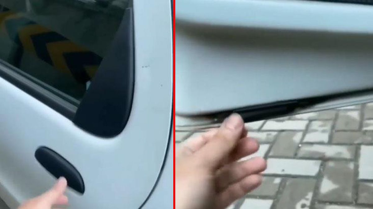 Otomobiller işte böyle çürüyor! Kapının lastiğini kaldırınca her şey ortaya çıktı