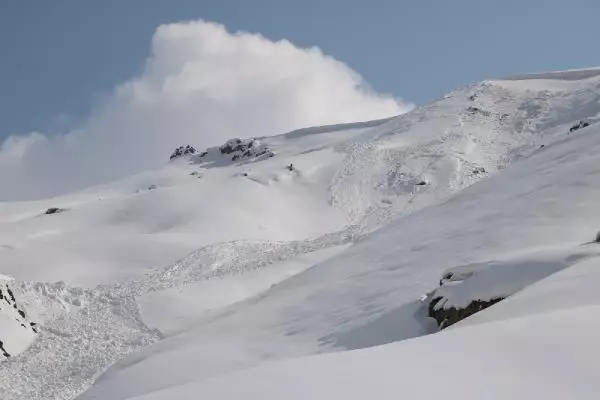 Yüksekova'da besiciler, çığdan kıl payı kurtuldu