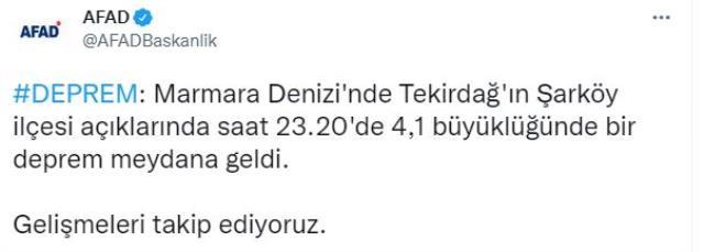 Son Dakika: Deprem gerçeği bir kez daha kendini hatırlattı! İstanbul'un yanı başı gece yarısı sallandı