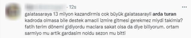 Arda Turan'ın Fatih Terim paylaşımı taraftarlarından tepki çekti: Keyifler çok yerinde