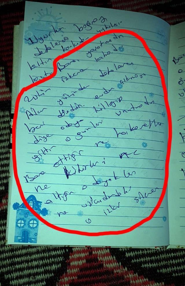 Evinde asılı halde bulunan Medine'nin günlüğü ortaya çıktı! Gördüğü işkenceyi satır satır yazmış Evinde asılı halde bulunan Medine'nin günlüğü ortaya çıktı! Gördüğü işkenceyi satır satır yazmış