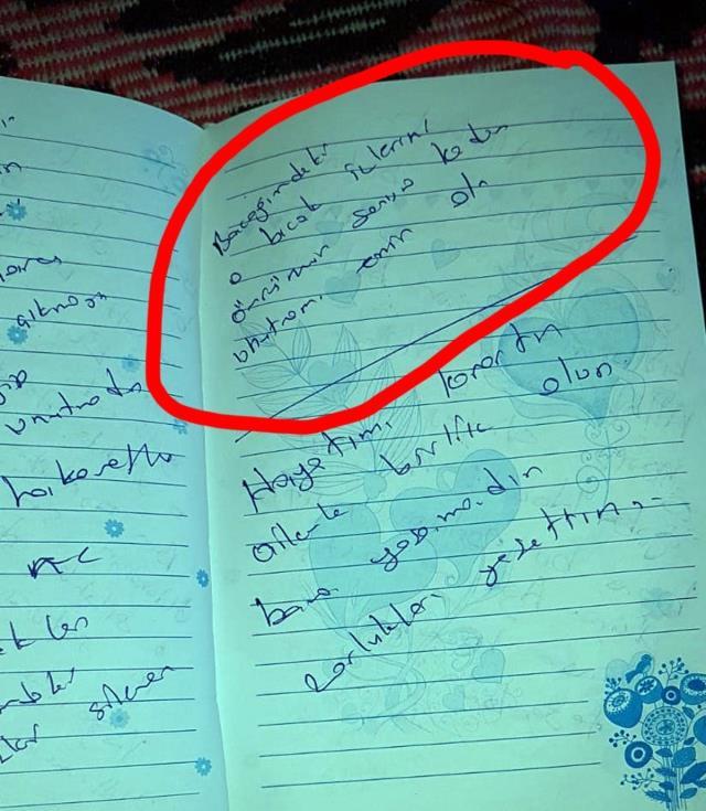 Evinde asılı halde bulunan Medine'nin günlüğü ortaya çıktı! Gördüğü işkenceyi satır satır yazmış Evinde asılı halde bulunan Medine'nin günlüğü ortaya çıktı! Gördüğü işkenceyi satır satır yazmış