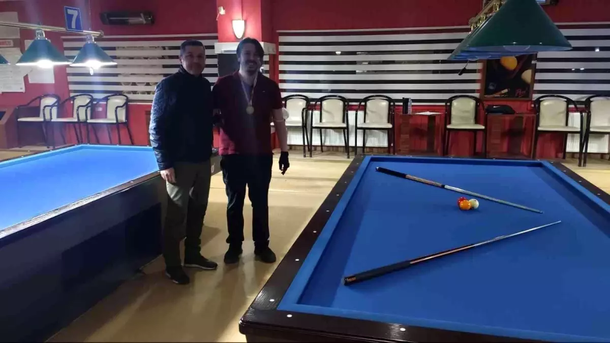 Köroğlu 3 bant bilardo turnuvası düzenlendi