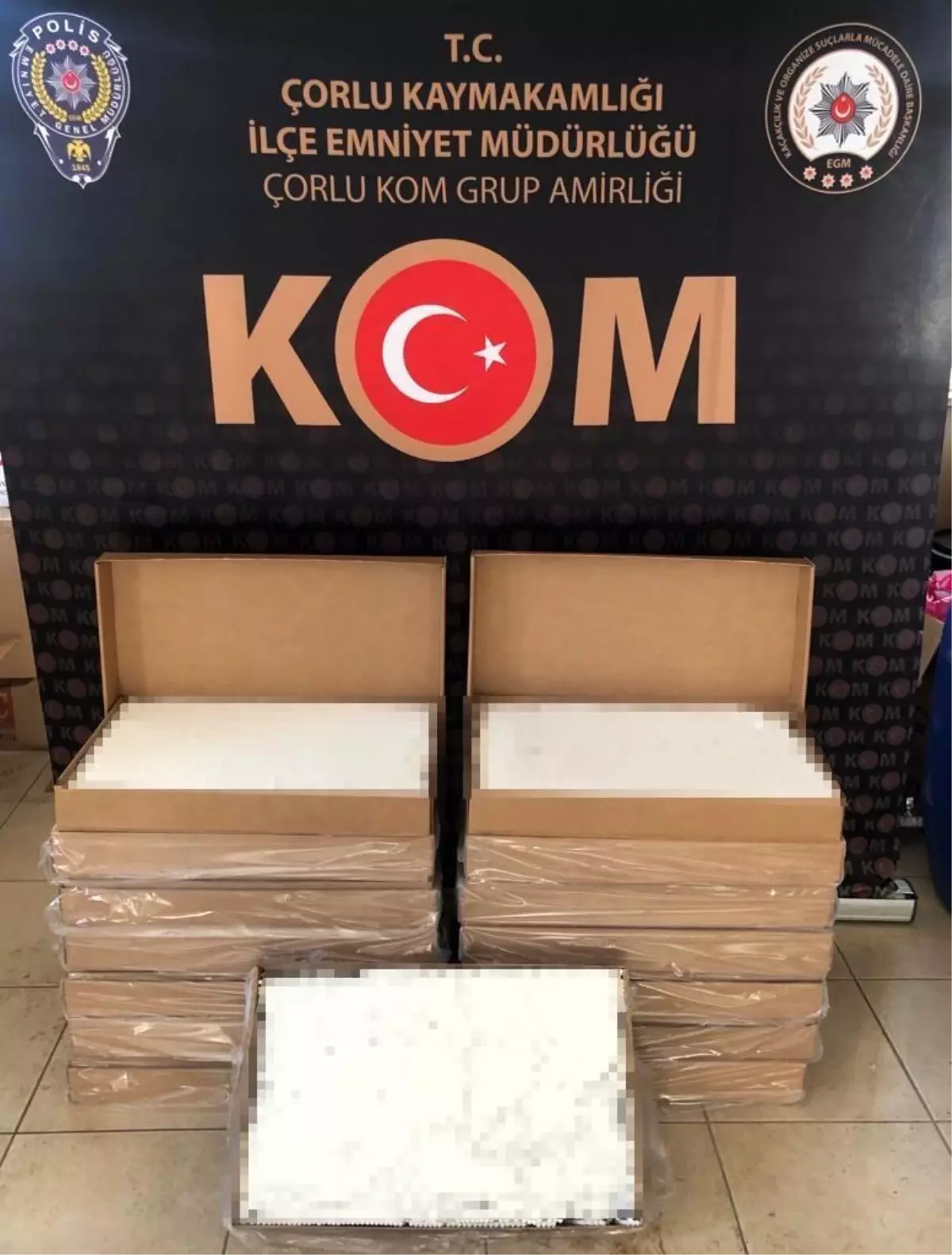 Tekirdağ'da 75 bin kaçak makaron ele geçirildi