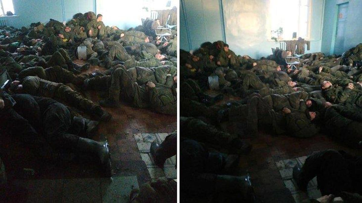 Ukrayna sınırından gelen görüntü vahim! Onlarca Rus askeri, tren istasyonunda unutuldu