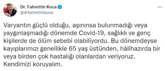 Son Dakika: Türkiye'de 22 Şubat günü koronavirüs nedeniyle 271 kişi vefat etti, 86 bin 70 yeni vaka tespit edildi