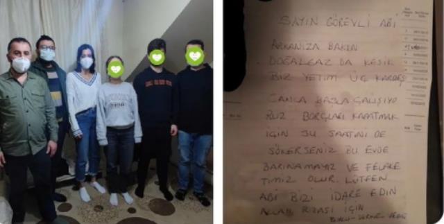 Üç yetim kardeşin sayaca bıraktığı not Türkiye'yi kahretmişti, herkesi sevindiren gelişme