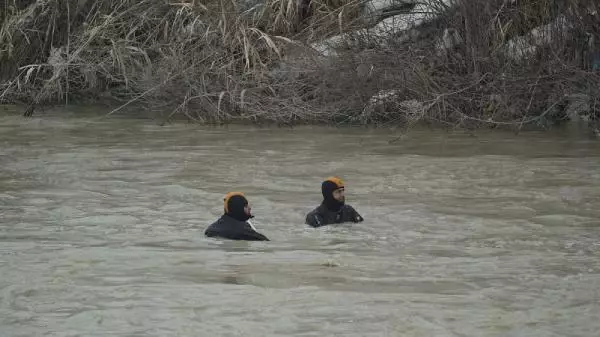 Muş'ta nehre düşen Yağmur'u arama çalışmalarında 3'üncü gün (2)