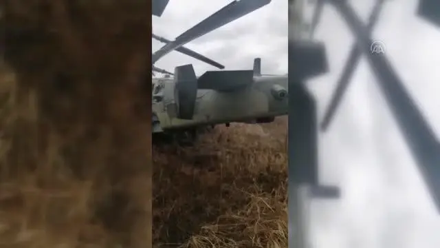 Ukrayna'dan yanıt gecikmedi, Rus helikopteri çakıldı