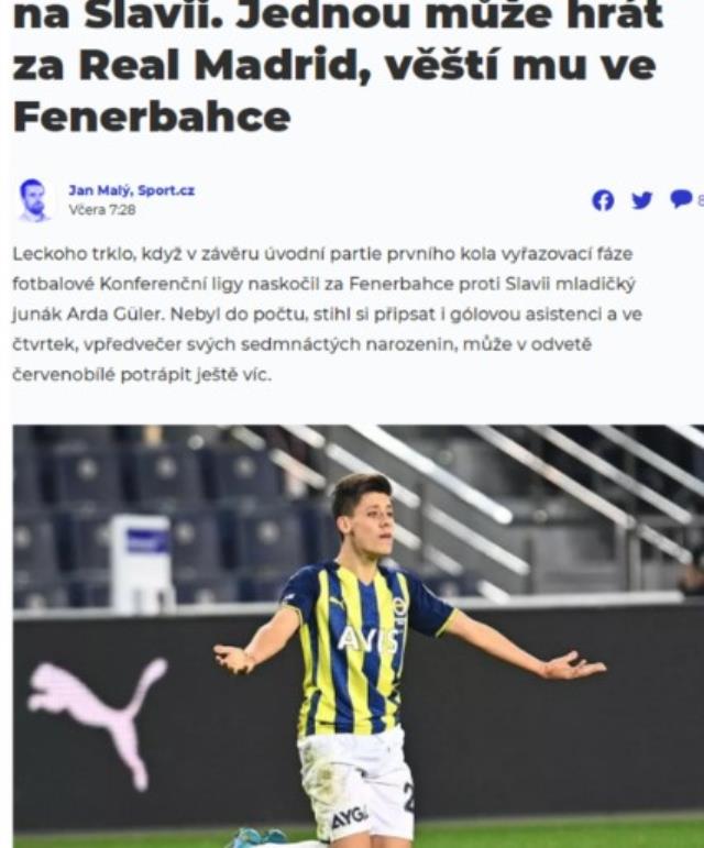 Avrupa'da gündem Arda Güler! Fenerbahçe'nin genç yıldızı dünya devine gönderdiler