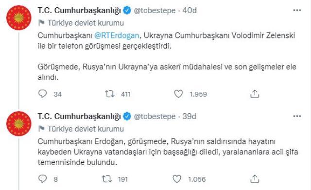 Son Dakika: Ukrayna Cumhurbaşkanı Zelenski, Türkiye'nin Rus gemilerine boğazları kapatma talebini yeniledi