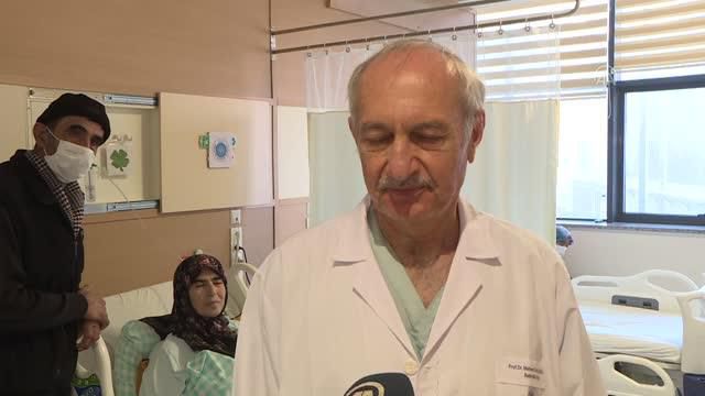 Üşüttüğü için karnının şiştiğini düşünen hastadan 12 kilogram tümör çıkarıldı