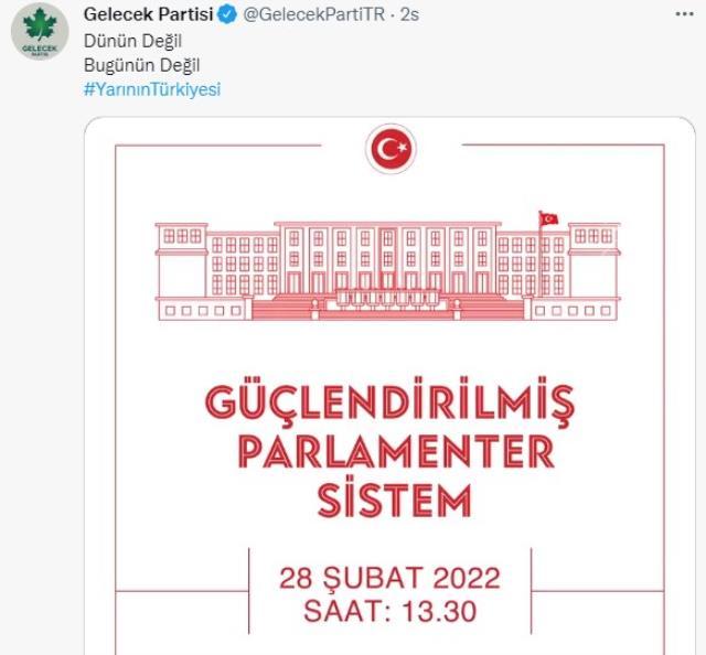 6 muhalefet partisinden 28 Şubat'taki toplantı öncesi aynı anda ortak paylaşım