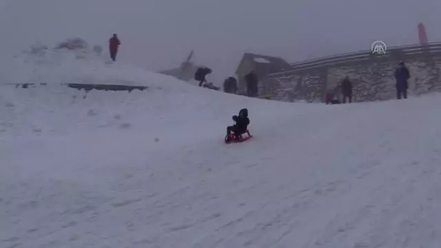 KASTAMONU - Yurduntepe Kayak Merkezi'nde hafta sonu yoğunluğu