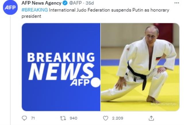 Putin'in başkanlığı askıya alındı! Hayatını değiştiren spordan kapı dışarı edildi