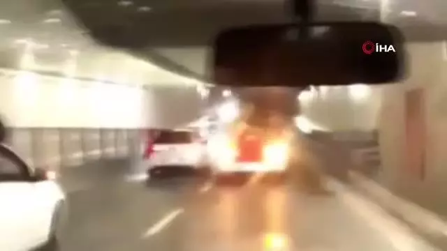 Asker cümbüşünde yol kapatıp drift yaptılar