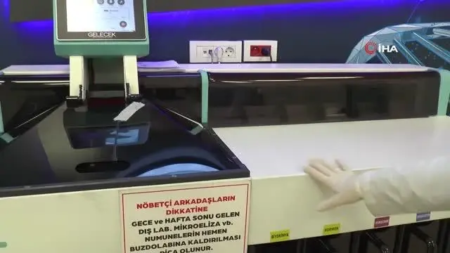 Bölgenin en büyük merkezi... Biyokimya ve Mikrobiyoloji Laboratuvarları 7-24 bölge halkına hizmet veriyor