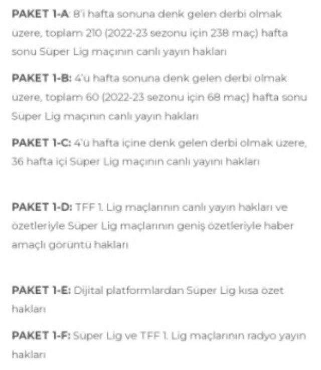 TFF kararını verdi! Yayın ihalesi bir paket hariç Digitürk'e satıldı