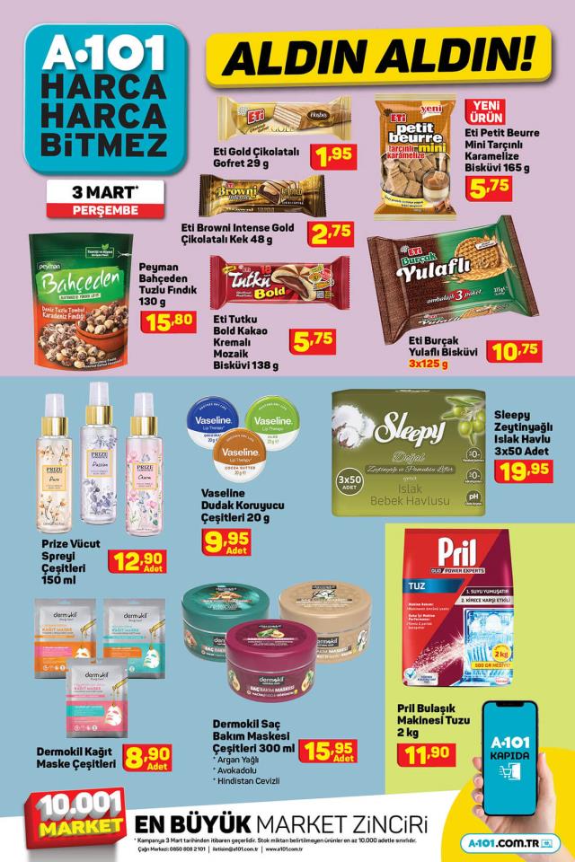 A101 aktüel ürünler kataloğu! 1 Mart A101 bu hafta katalog ürünleri neler? A101'e gelecek ürünler ve A101 fiyat listesi!