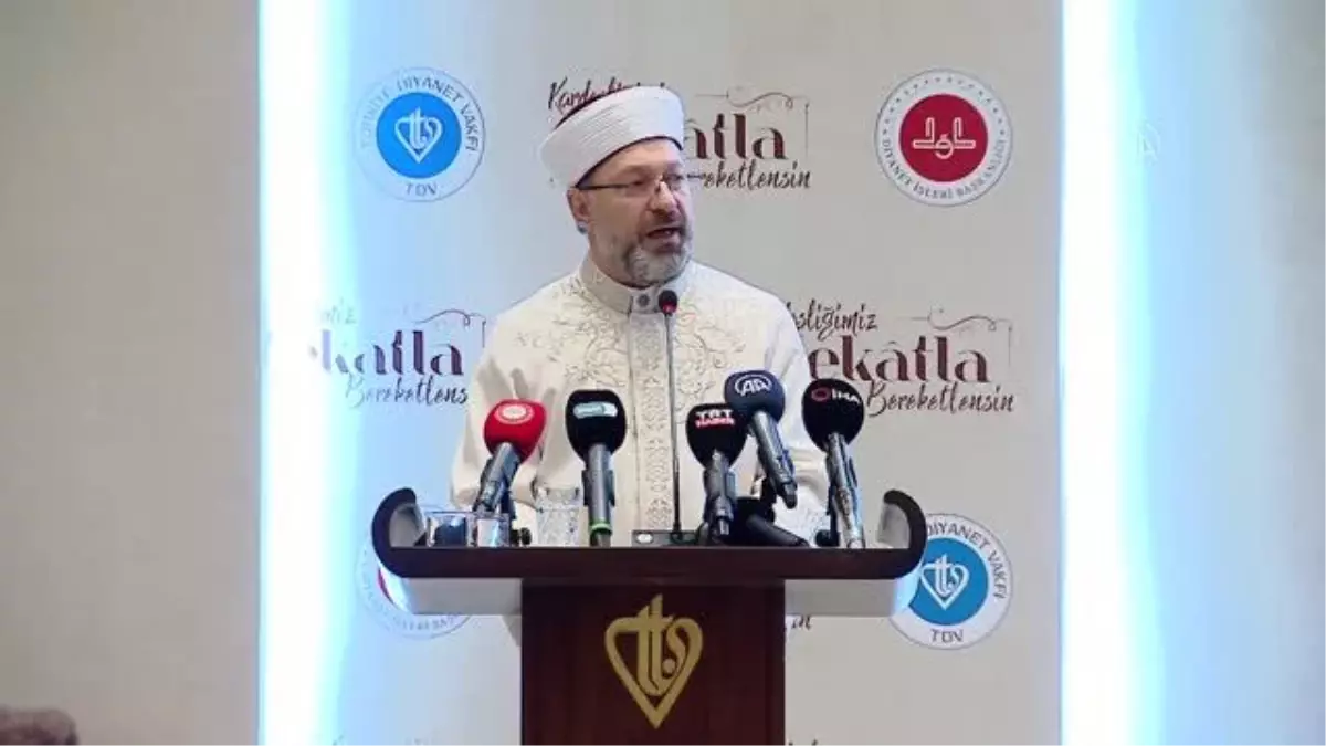 Erbaş: 'Zekat, son derece hassasiyet gerektiren ibadettir'