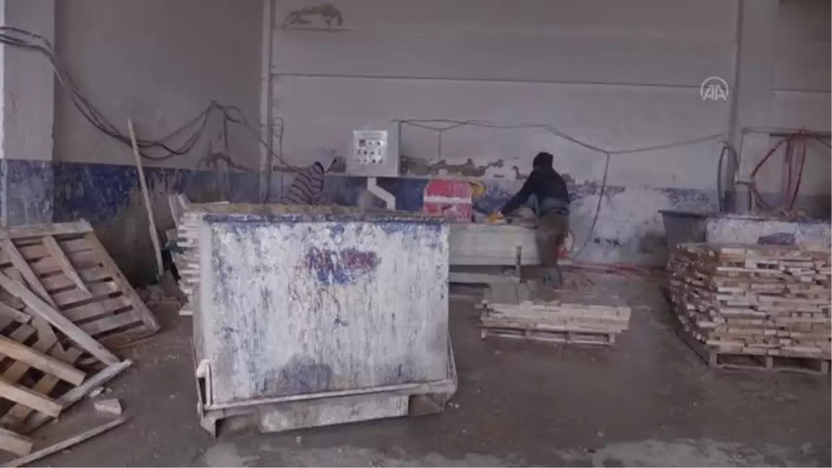 AFYONKARAHİSAR - Girişimci kadın KOSGEB desteğiyle açtığı mermer atölyesiyle işinin patronu oldu