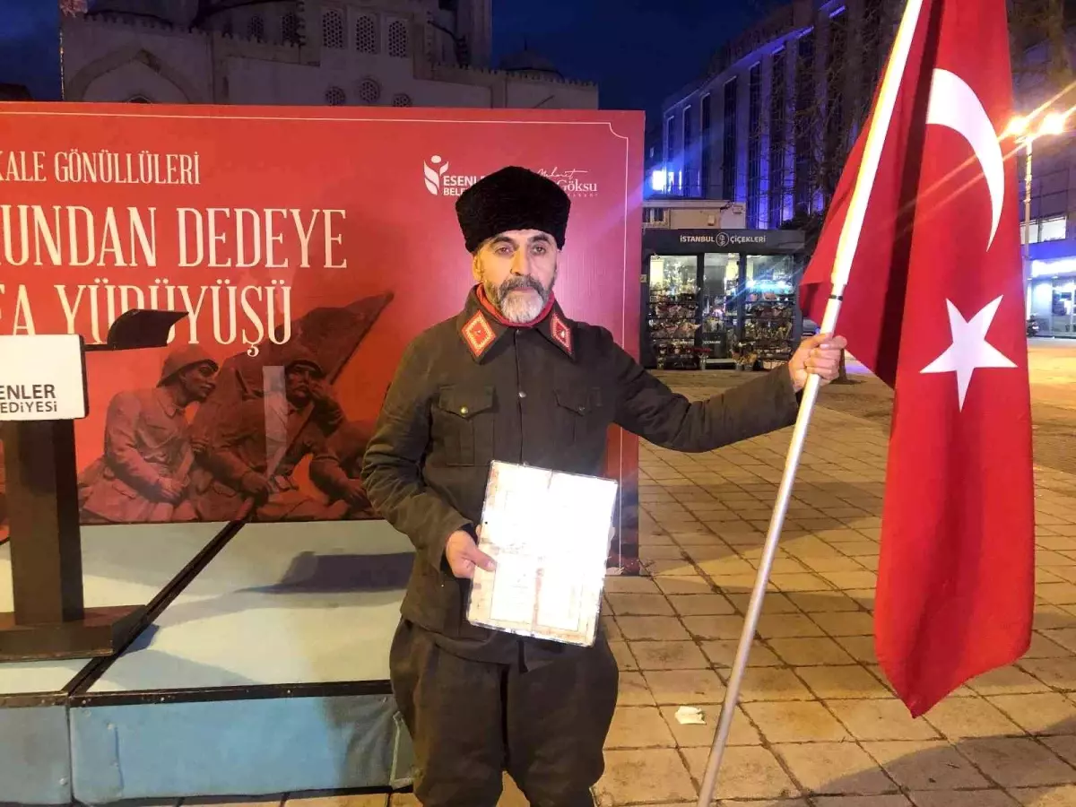Dedesine vefa için 4. kez Çanakkale'ye yürüyecek