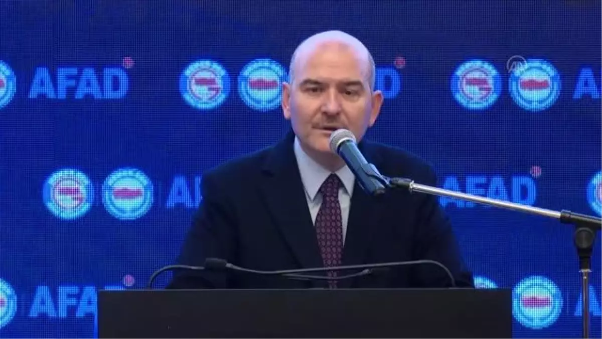 Soylu: 'Afet anına da afet öncesine de hazır olmak lazım'