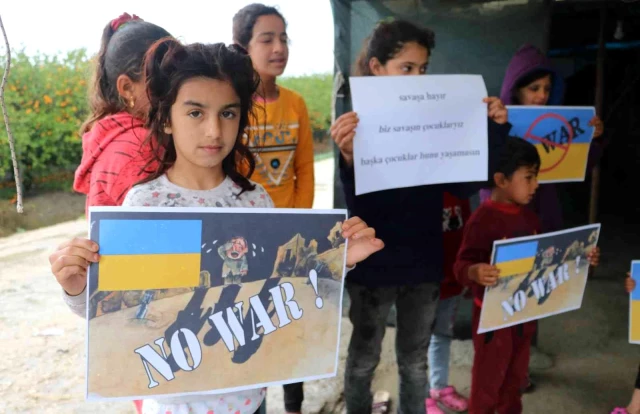 Son Dakika | Suriyeli çocuklardan "savaş bitsin" daveti