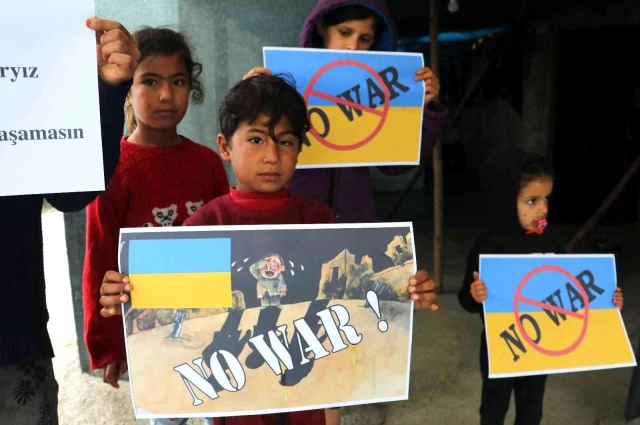Son Dakika | Suriyeli çocuklardan "savaş bitsin" daveti