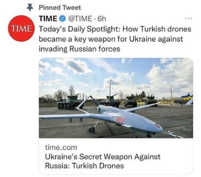 Time Dergisi'nden Bayraktar TB2 yorumu: Ukrayna'nın Rusya'ya karşı gizli silahı
