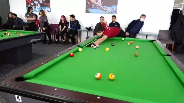 Üniversiteler arası bilardo şampiyonası Sinop’ta başladı