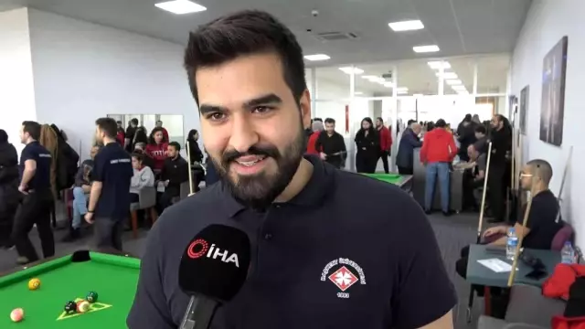 Üniversiteler arası bilardo şampiyonası Sinop'ta başladı