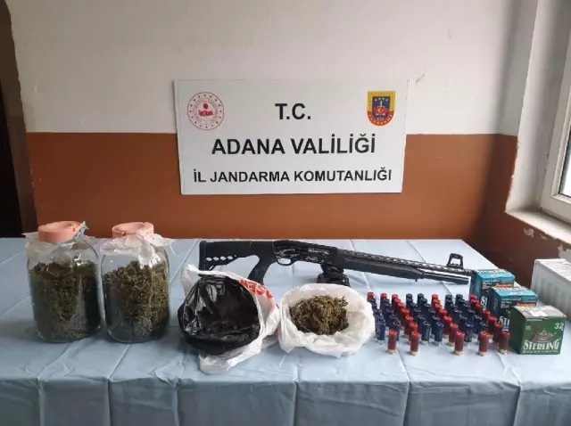 Adana'da 7 kilo 904 gram esrar ele geçirildi